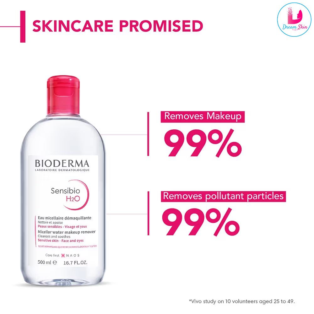 Bioderma Sensibio H2O Makeup Removing Micellar Water [500ml] 	